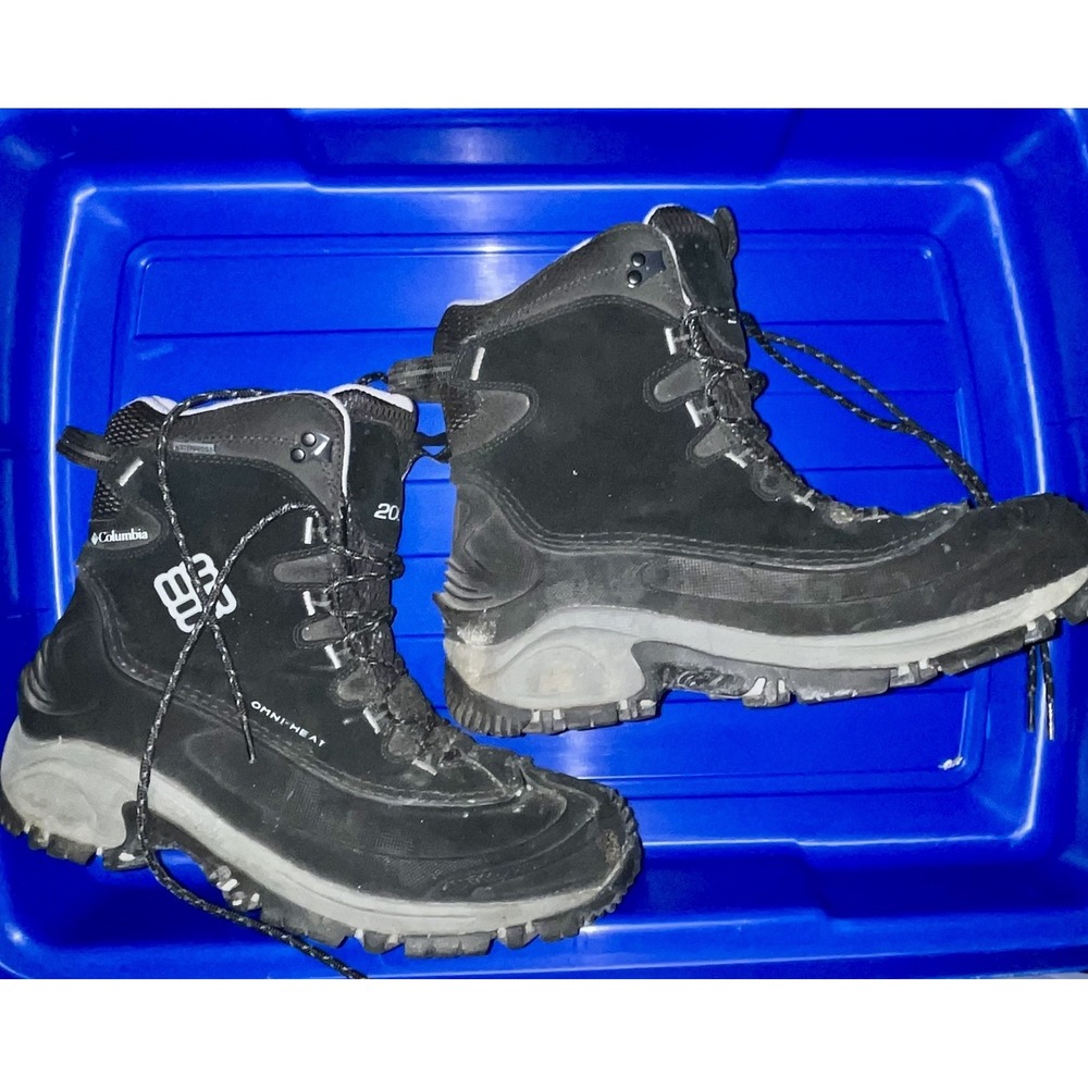 Columbia Men's Bugaboot Plus Omni Heat Winter Boots Size US 11 Black BM5110